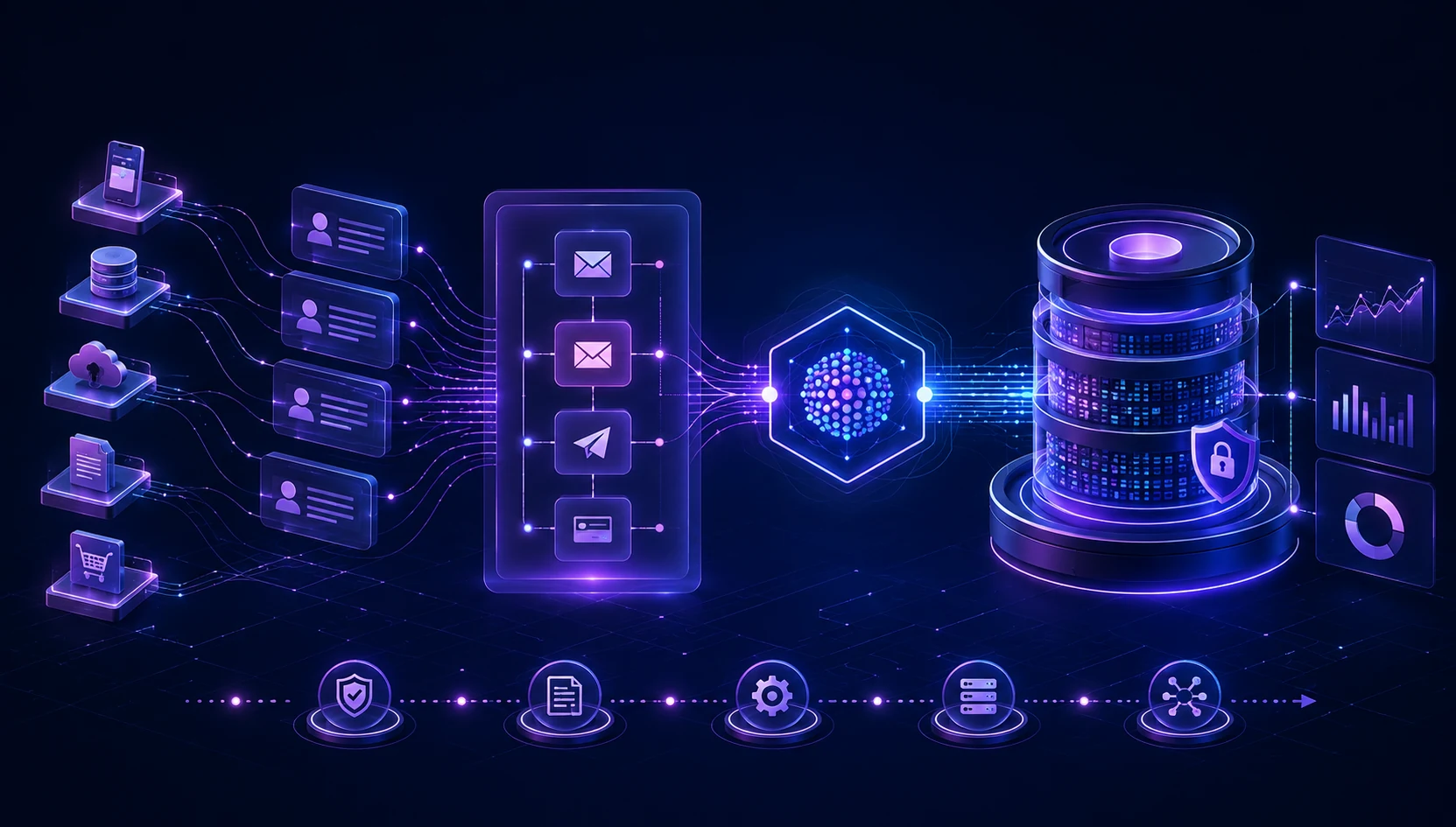 Fluxo de automação de mailing, score de clientes e plataforma de dados do projeto Alphavox